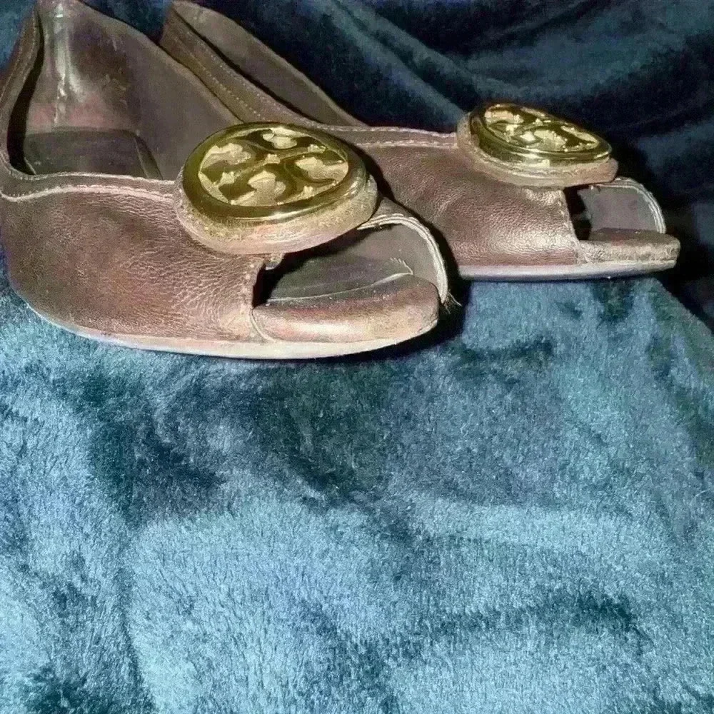 Tory Burch Peep Toe Wedge
